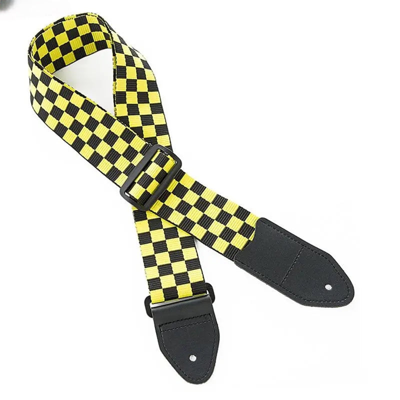 Checkered Electric Guitar Straps