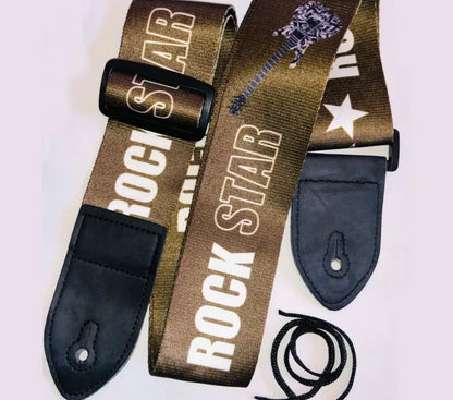 Rock Star Guitar Strap, Great On Electric!