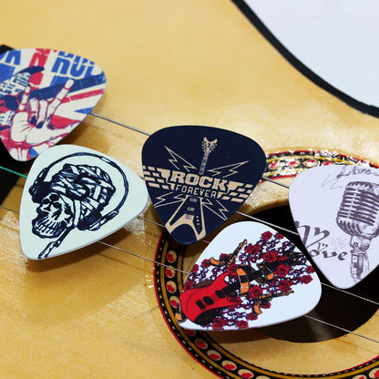 10pc-Collectable guitar picks (0.71mm thickness)