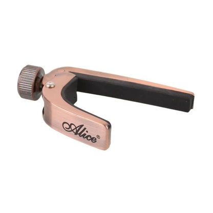 Alice Guitar CLIPSTER- Quality Zinc Alloy Metal Capo for Electric/Acoustic - 3 Color Variety