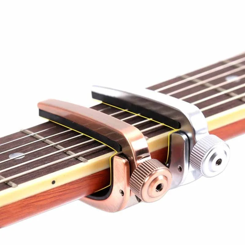 Alice Guitar CLIPSTER- Quality Zinc Alloy Metal Capo for Electric/Acoustic - 3 Color Variety